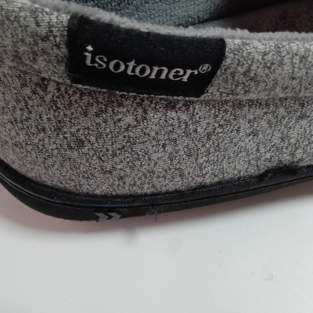 Isotoner Grey Cozy Slip-On Slipper